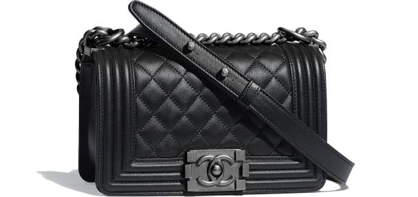 Chanel Boy Medium Handbag Black - Image 3