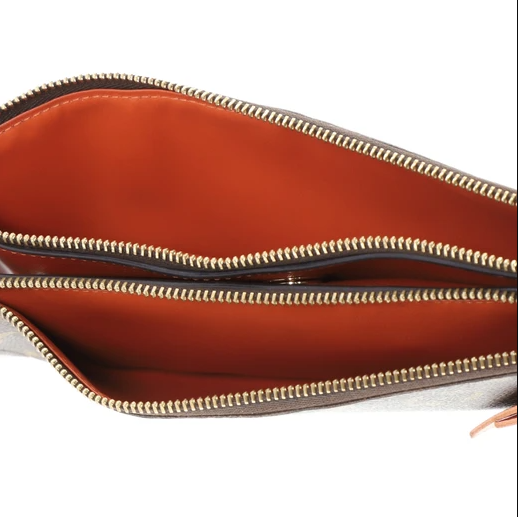 LV Adele Wallet Monogram Canvas Orange - Image 4