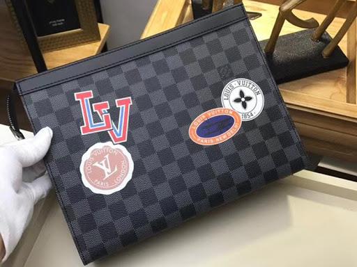 LV Pochette Voyage MM Damier Graphite Canvas 2017 - Image 4